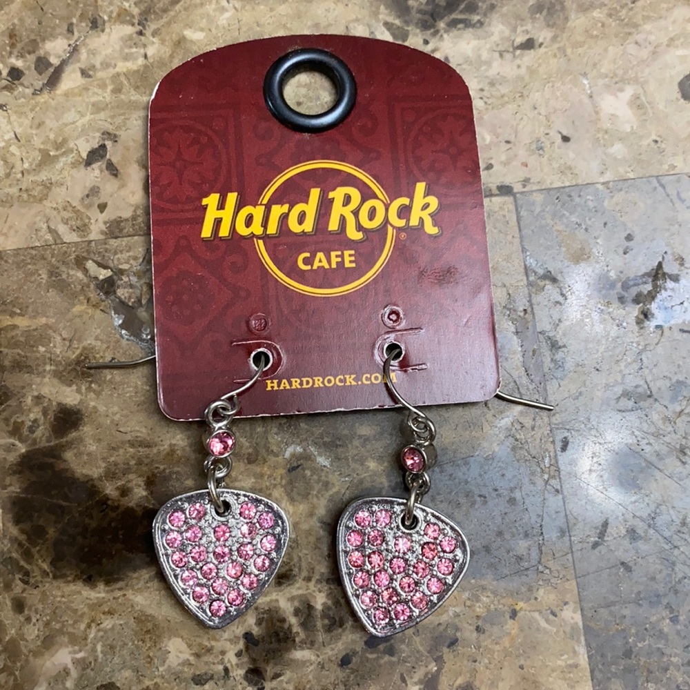 Hard rock earrings
